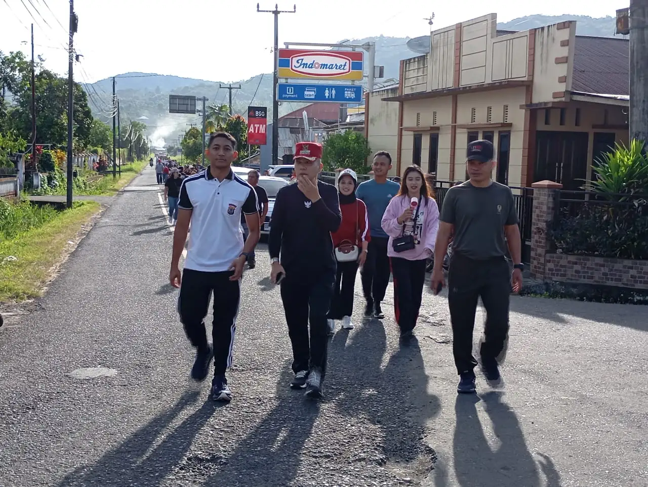 Semangat Merah Putih Menggema di Kecamatan Eris: Jalan Sehat Meriahkan HUT RI ke-80